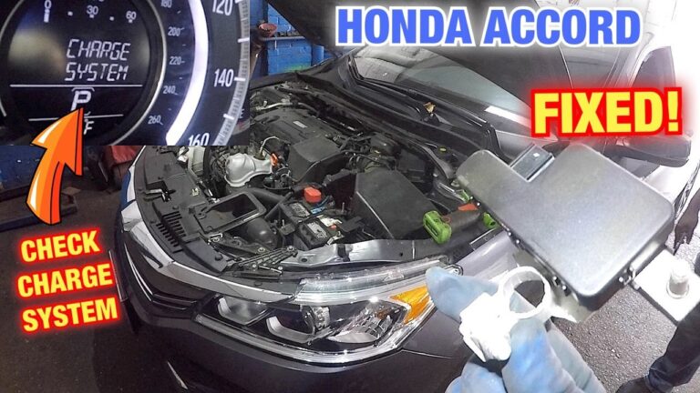 Check Charge System Honda Accord